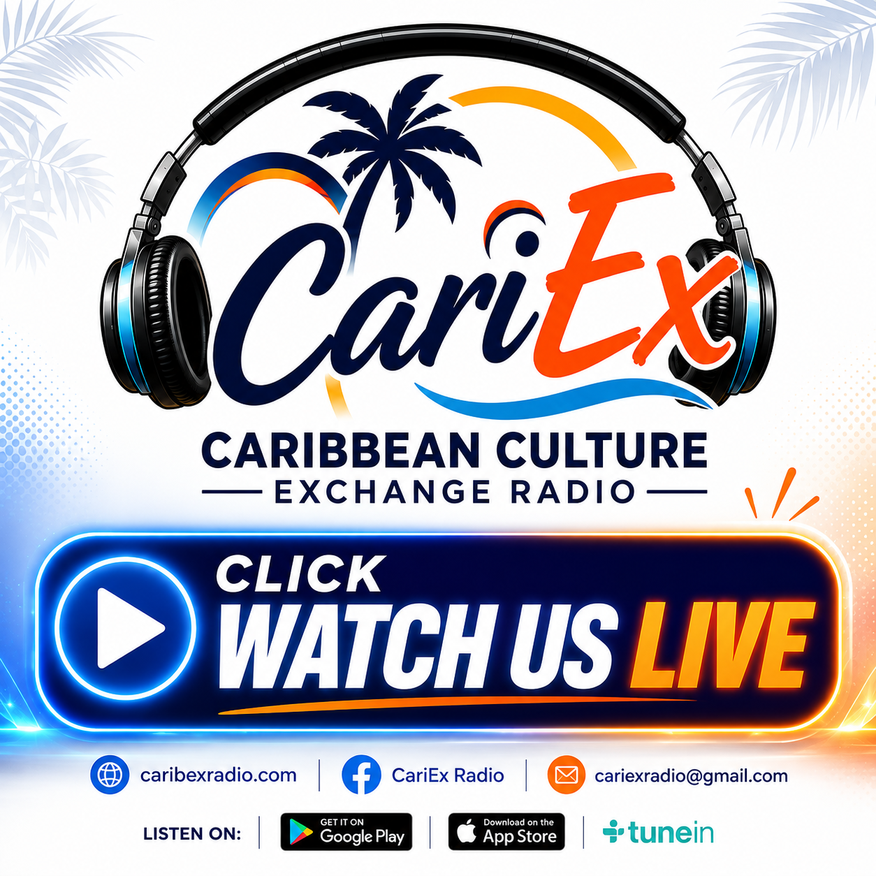CariEx Radio is currently off air — we'll be back on the airwaves soon